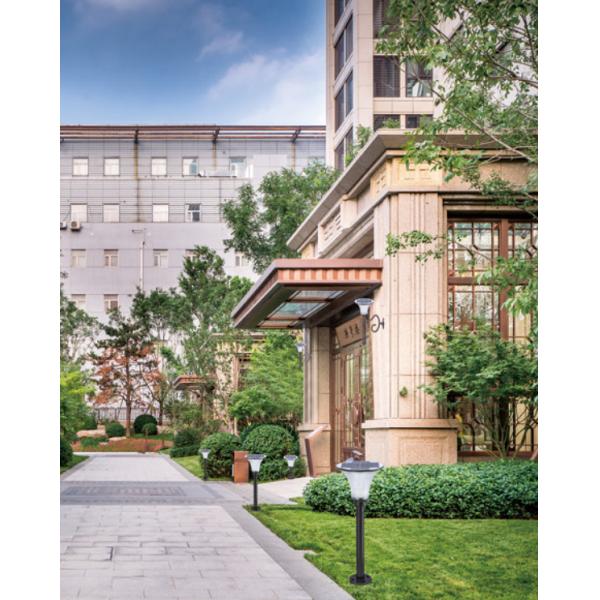 Outside Decorative Garde Solar Powered Lawn Lights , Solar Powered Bollard Lights