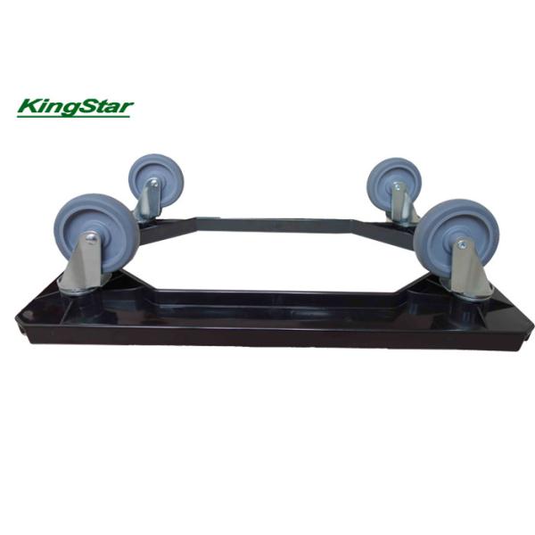 Sackable Flat Moving Dolly For Plastic Moving Loading Crates / Four Wheel Dolly Cart