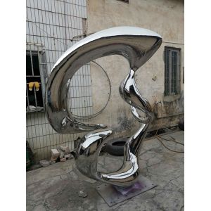 Quality Large Silver Yard Animal Statues , 1200 Mm Western Art Sculptures for sale