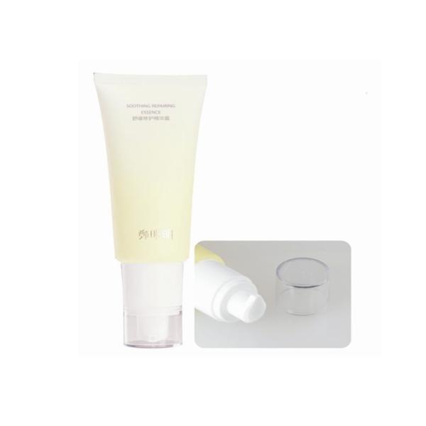 75ml 100ml Empty Plastic Cosmetic Tubes BB Cream Silk Printing Super Flat