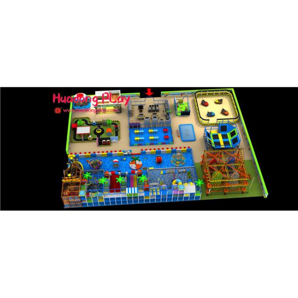 Trampoline Soft Play Area Indoor Playground Equipment Slide type120 CBM Creative