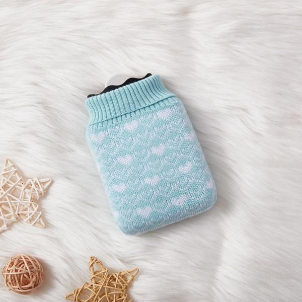 Classic Red 2 Liter Hot And Cold Water Bottle , Hot Water Bottle For Cramps With Anti Leak Design