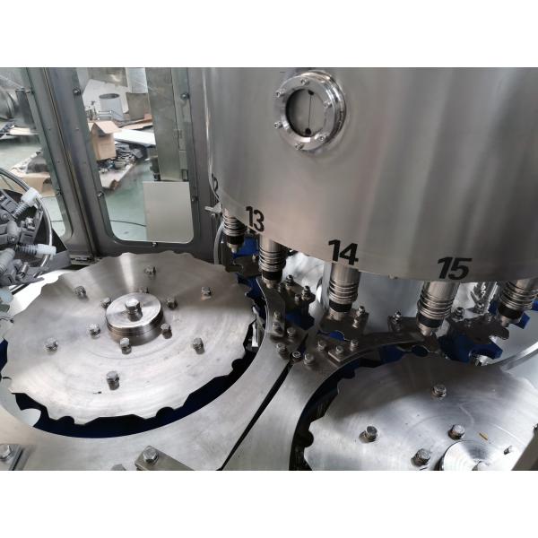 3000BPH Small Scale Water Filling Production Line with plastic pad gripper