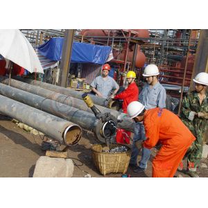 Multi - Function Cold Pipe Cutting And Beveling Machine OD Mounted