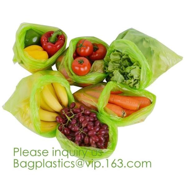 64 Gallon compostable trash bag biodegradable garbage bag, 0.9 Mil, 47"W x 60"H,cornstarch made 100% eco friendly direct