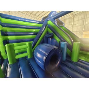 Digital Printing Inflatable Bounce House With Slides Super Mario Inflatable