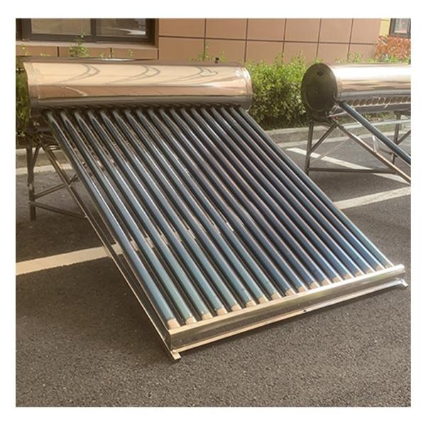 All Stainless Steel Vacuum Tube Solar Water Heater Electric Freestanding for Household Use Manufactured for Bath Solar Water