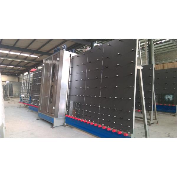 Stainless Steel Low - e Insulating automatic glass washer Machine PLC Control System