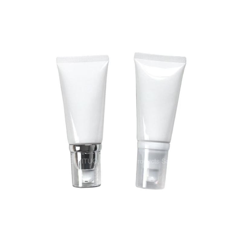 Large Plastic Cosmetic Tube With Lids Thermoplastic Empty Cream Tube