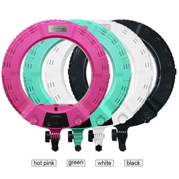 Wholesale Battery Powered LED Camera Ring Light for photography live streaming 4800lm Bi Color 3200-5500K 48w