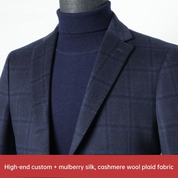 Men's Nonwoven Office Wear Customized Logo Slim Fit Black Wedding Suit Blazer Jacket