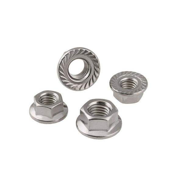 FN Stainless Steel Flange Nut 3/8-16 HDG Flange Nut Bolt