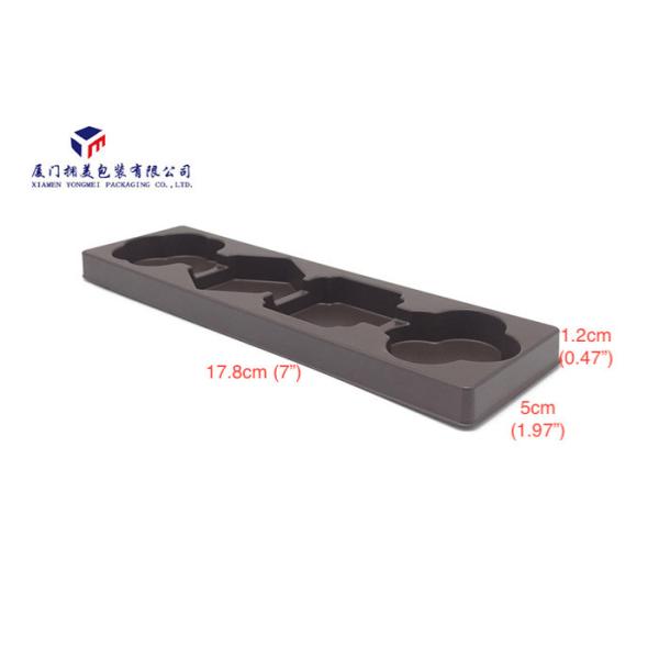 Light Weight Plastic Retail Packaging Boxes PS Tray With 4 Different Shape Caves