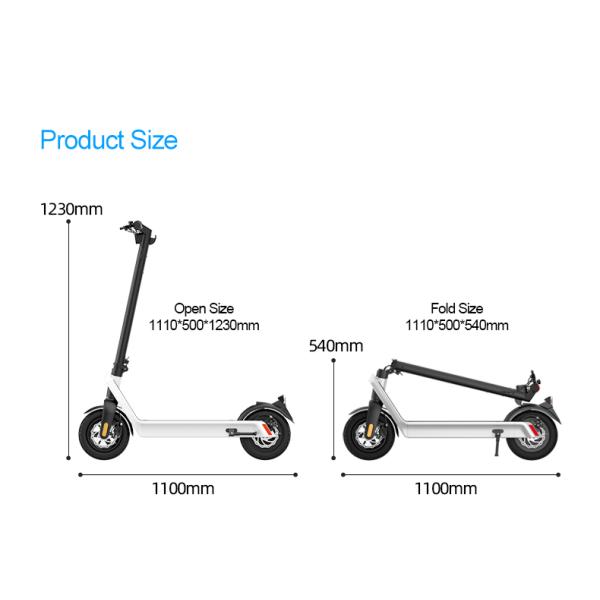 X9 E-scooter Folding Electric Scooter 16.5Ah 850w 10inch Long Range Motorcycle Charger DC42V/2A Waterproof level IP54 EU US Warehouse