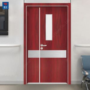Powder Coated 50mm Hospital Room Door 90mins Fireproof
