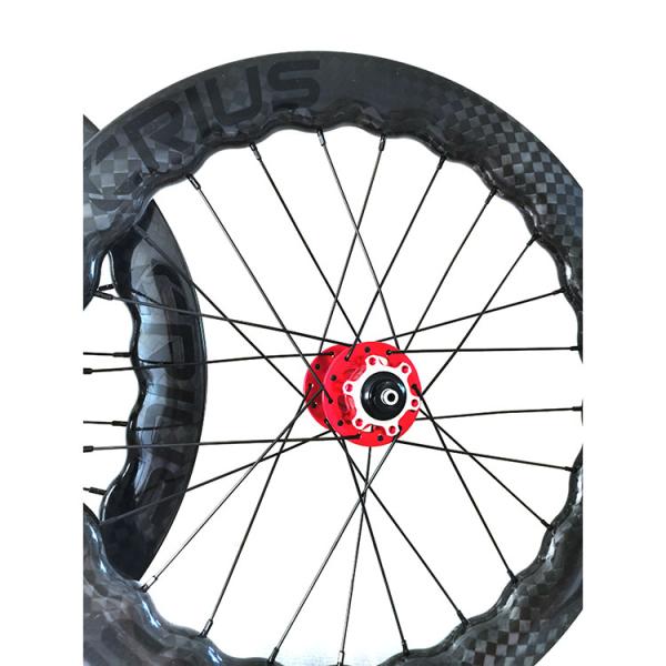 24-30h 20 Inch 451 Carbon Wheelset Foldable Bicycle Wheelset Clincher Disc Brake Carbon Folding Bike Wheels