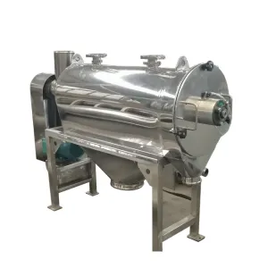 Quality Stainless Steel 304 Horizontal Airflow Screen Centrifugal Screener For Mica Powder for sale