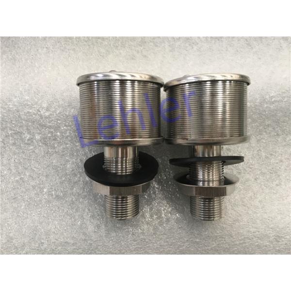 316L Sand Filter Nozzles , Wire Screen Filter Nozzle Easy To Clean By Backwash
