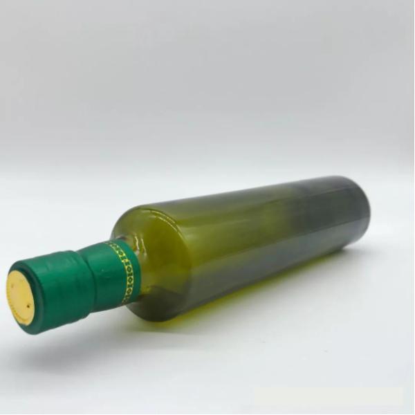 Hot Stamping Custom Size Accepted Empty Round Glass Bottle for Cooking Oil and Vinegar