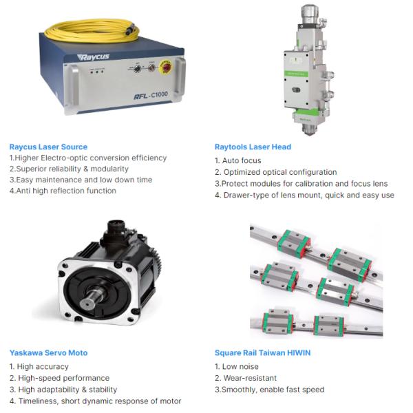 3015 Cnc Fiber Laser Cutting Machine With Single Platform For Metal