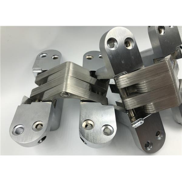 Chrome Zinc Alloy Heavy Duty Hidden Door Hinges For 50mm Wooden Door