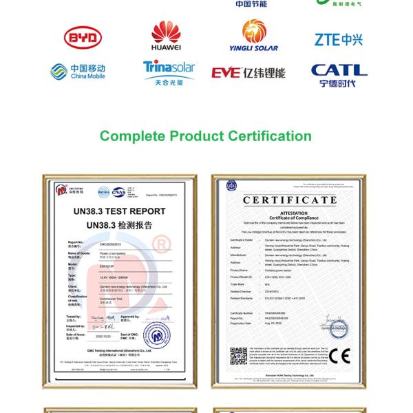 Portable Solar Camping Power Station 1500W 2000W Outdoor Generator