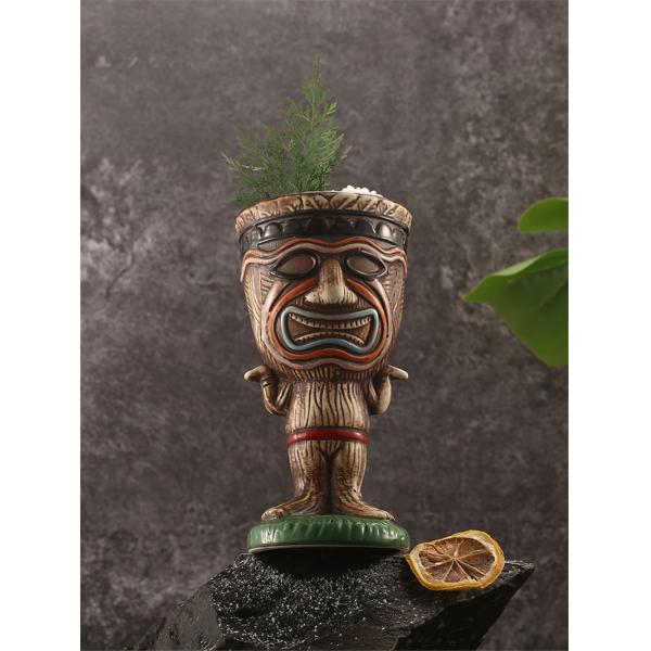 Creative Ceramic Tiki Mugs Hawaiian Cocktail Mug Porcelain Beer Wine Mug Drinkware