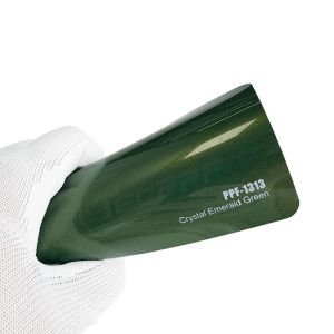 Quality Crystal Emerald Green Ppf Protection Film With Polymeric Hydrophobic Layer for sale