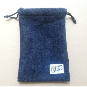 China 280gsm SMETA GOTS Packaging Drawstring Bags Microfiber Pouch Bag ISO9001 on sale