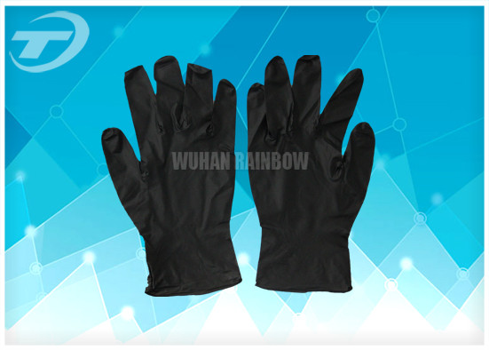 100% Natural Latex Disposable Hand Gloves / S Size Latex Examination Gloves