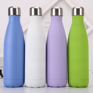 17oz Stainless Steel Cola Shaped Water Bottle