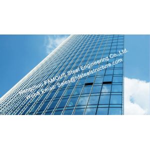 Double GlazedInsulation And Laminater Glass Facade Curtain Wall Unitized And