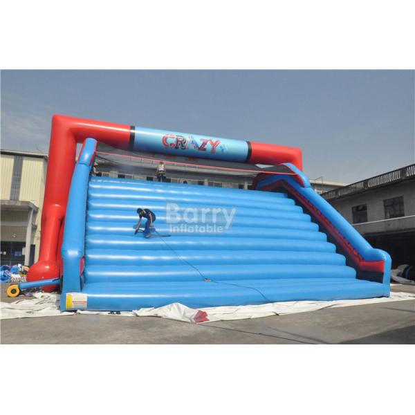 OEM Customized Lets Go Starting Line Insane Red Inflatable 5K Obstacle Course Games