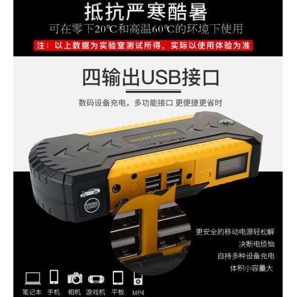 12V Lithium Ion Battery Jump Pack 20000mAh Car Battery Booster Box