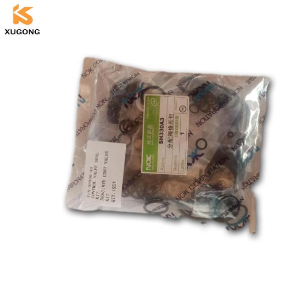 Sumitomo SH330-A3 Main Control Valve Seal Kit For Excavator Boom Black / White Used