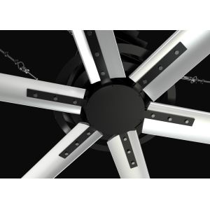 China Industrial 24ft HVLS Ceiling Fan For Show Room on sale