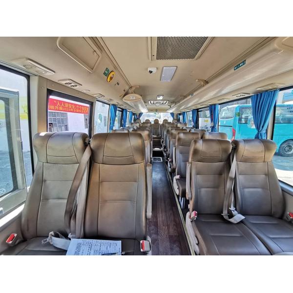 LHD Second Hand Luxury Bus 31 Seats With Automatic Transmission