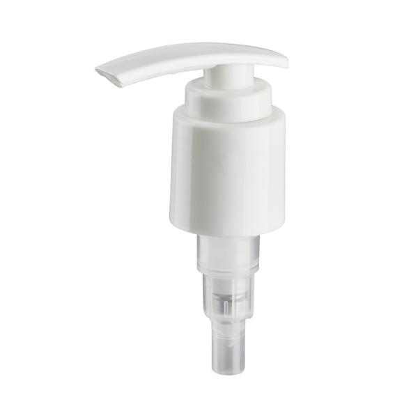 28-400 Silver PP Plastic Lotion Dispenser Pump Long Nozzle With Dip Tube Clip Switch