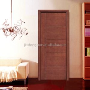 Modern Apartment Teak Wood Main Door Waterproof 208cm Height