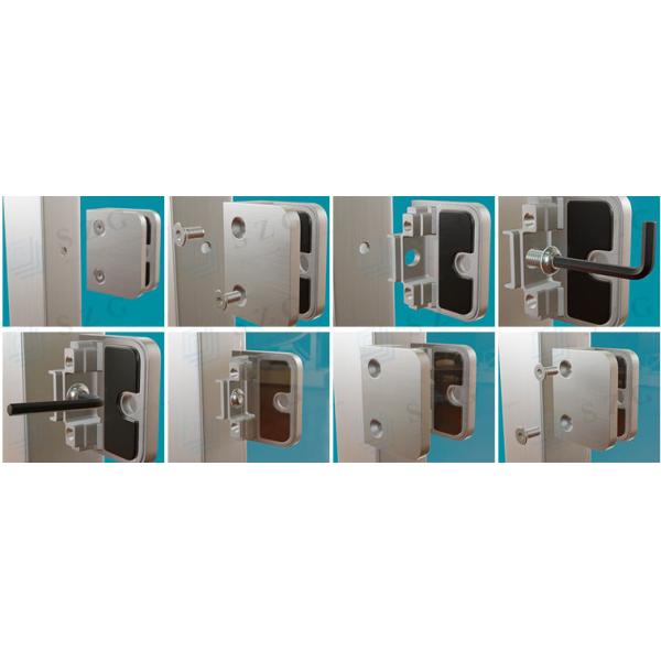 Frameless Glass Balustrade Clamps 304 Stainless Steel Glass Clamps Balcony Connector Clamps