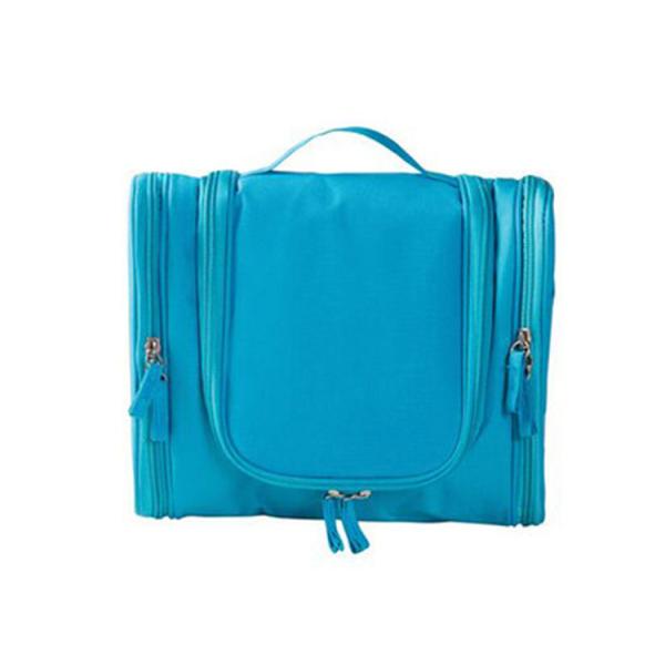 Hook toiletry bag portable travel storage bag large ear hanging double open cosmetic box