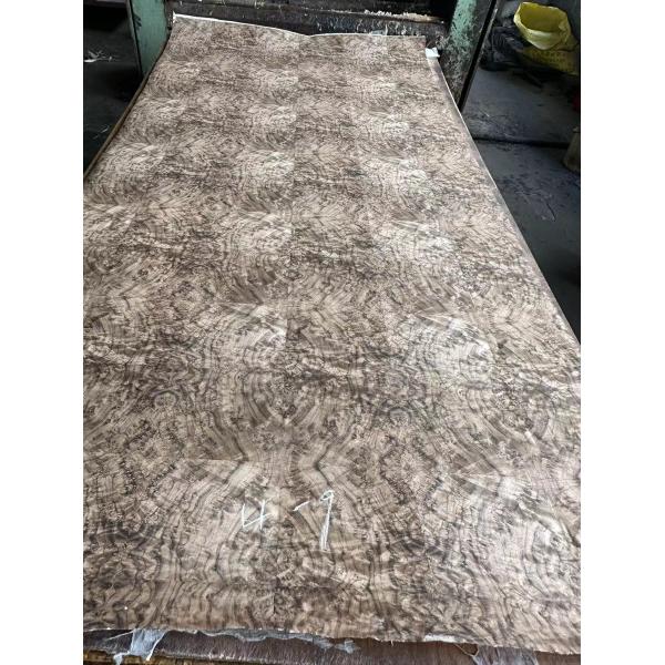 Factory Price 4 * 8 Feet High End Black Walnut Burl Wood Veneer Furniture Wall Panels Door Wood Venee