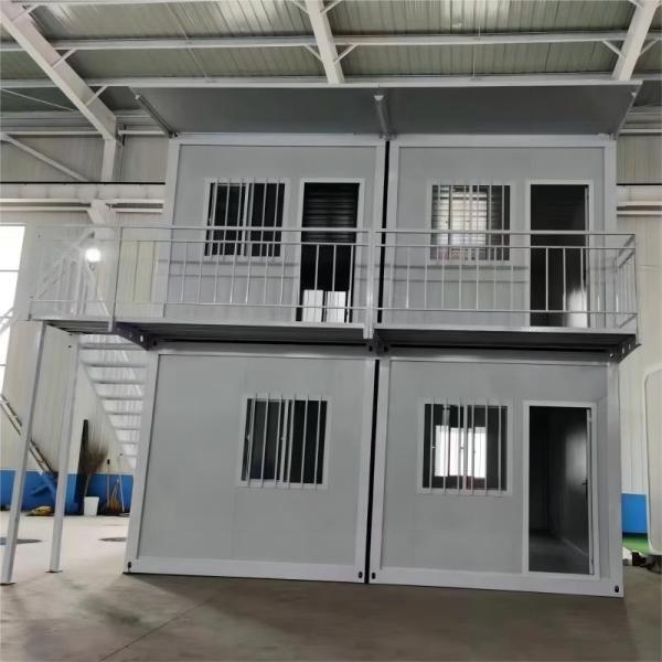 White Prefabricated Modular Houses for Custom 20ft 40ft Portable Office Container Homes