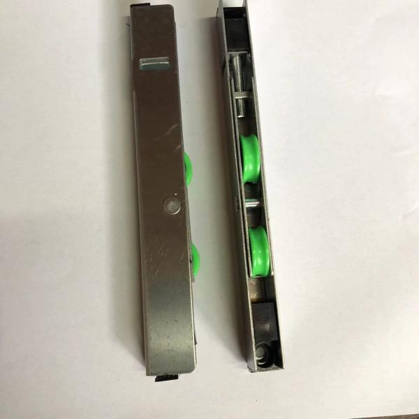 Green 12*18mm UPVC Profile Stainless Steel Double Roller Ball Bearing Nylon Roller for Door Window