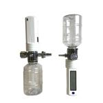 Medical oxygen flow meter with humidifier portable oxygen inhaler