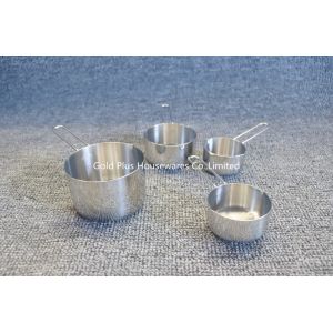China 4pcs Wholesale stackable stainless steel measuring spoon set 80cm measuring cup for Kitchen baking tools on sale