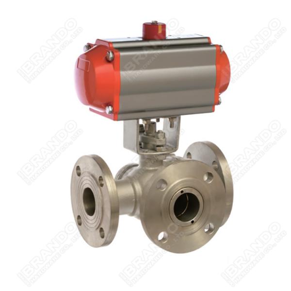 Pneumatic Operated Ball Valve With Actuator Solenoid Valve Limit Switch