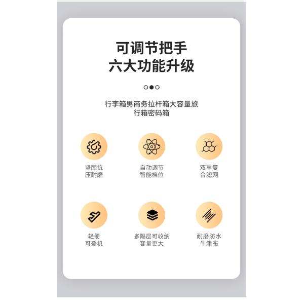 Waterproof and Scratch-Resistant Oxford Cloth Suitcase with Password Lock and Zipper Closure in Upgraded Colors