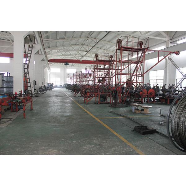 Braided Anti Twist Wire Rope , Flexible Steel Wire Rope With Long Life