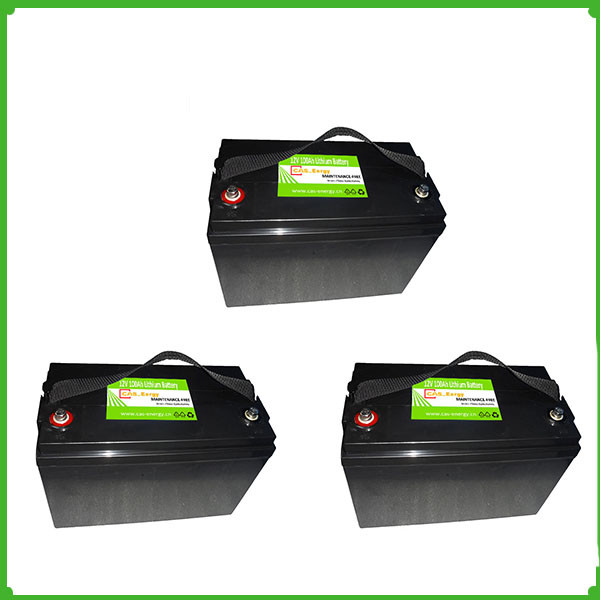 Long life LiFePO4 lithium ion 12V 100ah solar battery pack for solar power